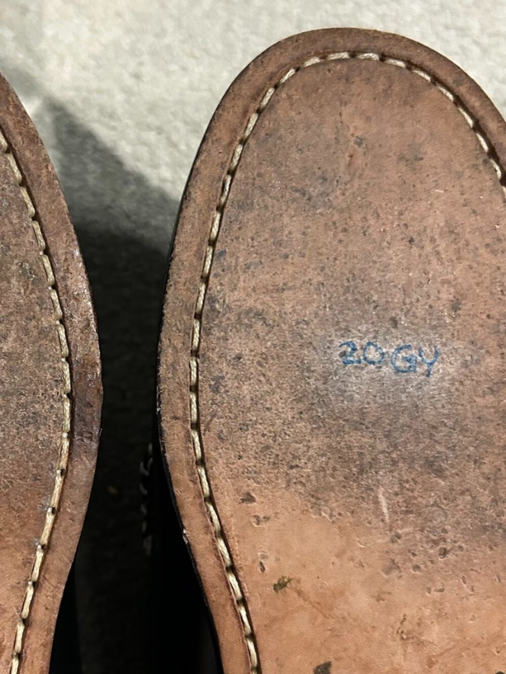 G.H.BASS Leather Weejuns® Wynn Mules Tuxedo Preppy *READ DESCRIPTION Women's 6.5 - Picture 15 of 16